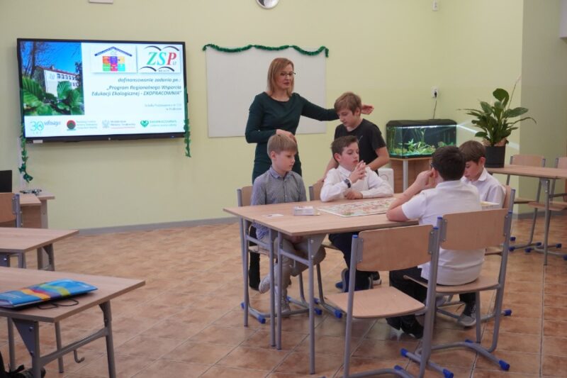 Otwarcie ekopracowni w Szkole Podstawowej nr 135 w Krakowie