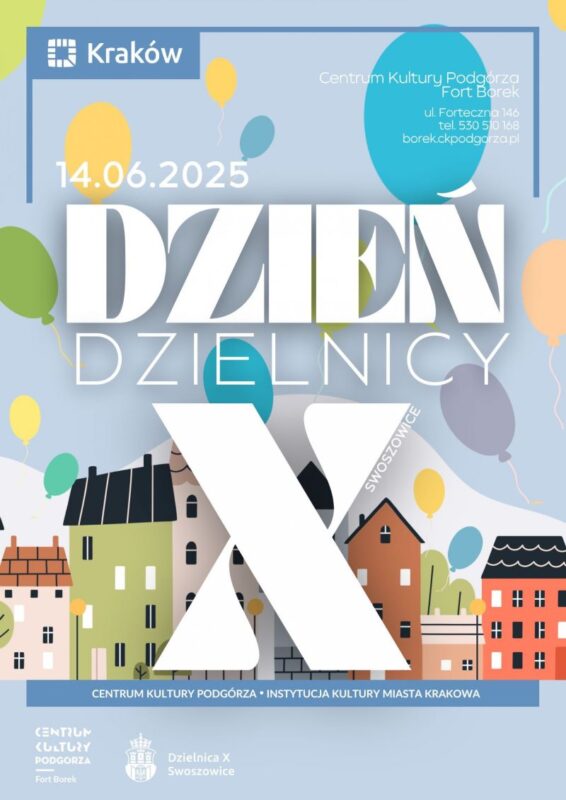 Dzień Dzielnicy X - plakat