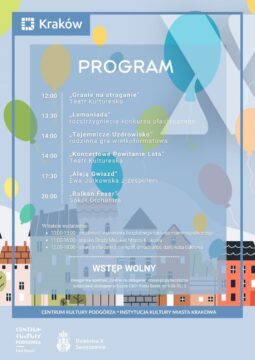 Dzień Dzielnicy X - plakat z&nbsp;programem