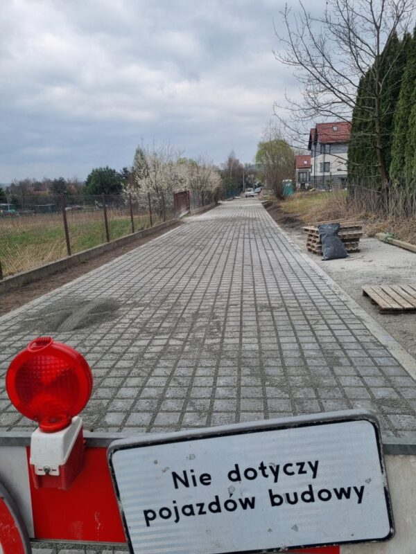 Ulica Zakarczmie - wykonana hydrofuga