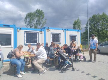 Strefa gastronomiczna na pikniku